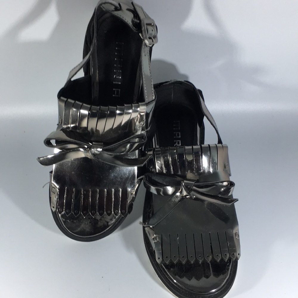Maria Chrome Closed Toe Sandal